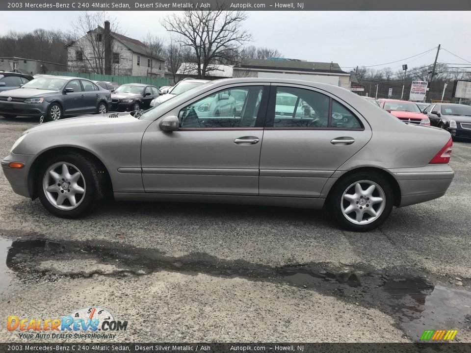 2003 Mercedes-Benz C 240 4Matic Sedan Desert Silver Metallic / Ash Photo #3