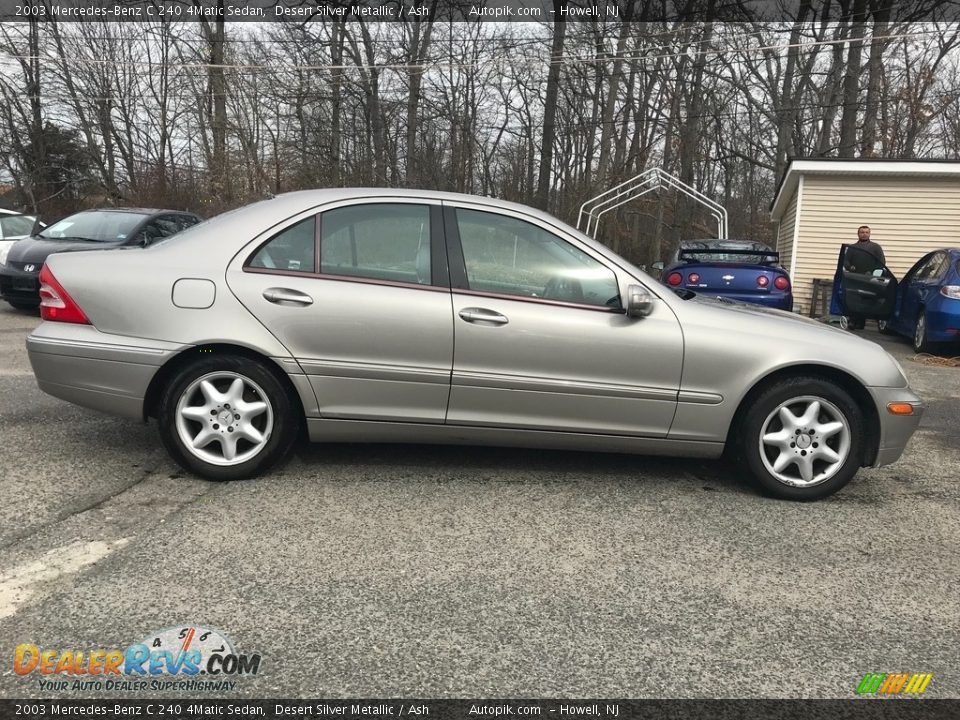 2003 Mercedes-Benz C 240 4Matic Sedan Desert Silver Metallic / Ash Photo #7