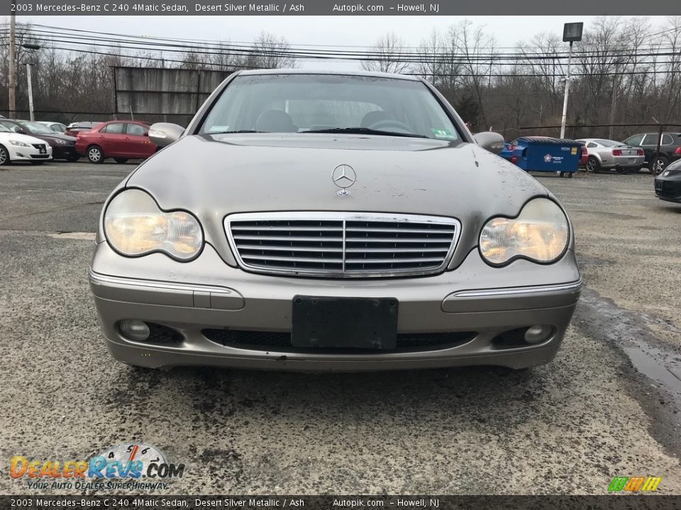 2003 Mercedes-Benz C 240 4Matic Sedan Desert Silver Metallic / Ash Photo #9