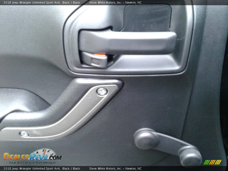 2018 Jeep Wrangler Unlimited Sport 4x4 Black / Black Photo #9