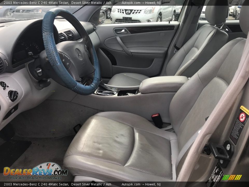 2003 Mercedes-Benz C 240 4Matic Sedan Desert Silver Metallic / Ash Photo #10