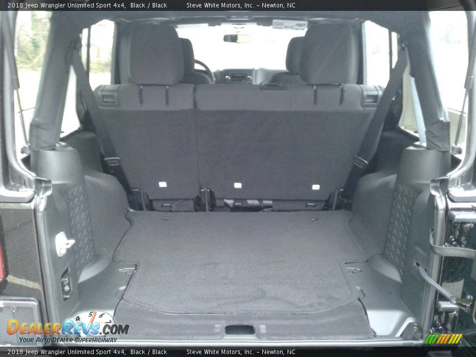 2018 Jeep Wrangler Unlimited Sport 4x4 Black / Black Photo #12