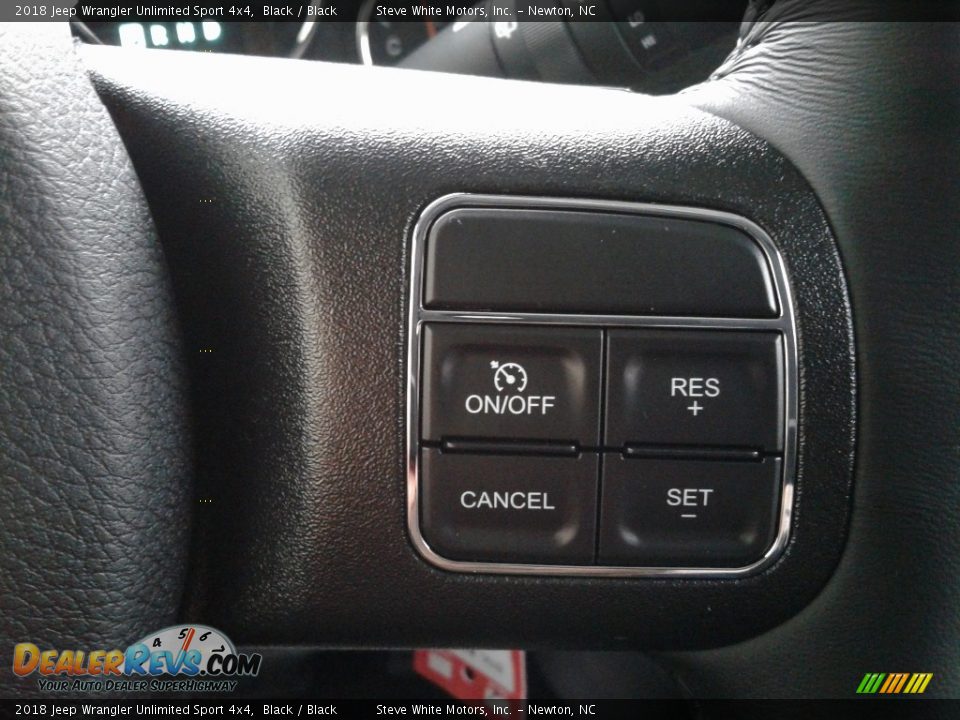 2018 Jeep Wrangler Unlimited Sport 4x4 Black / Black Photo #17