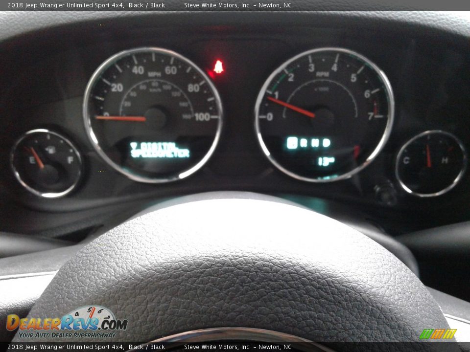 2018 Jeep Wrangler Unlimited Sport 4x4 Black / Black Photo #18