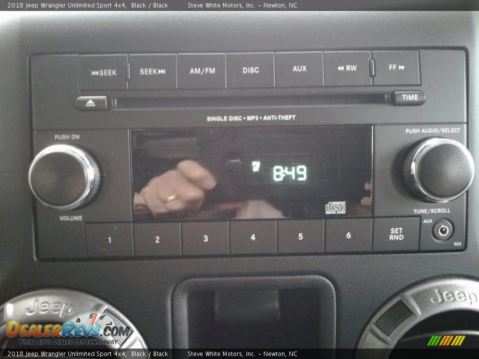 2018 Jeep Wrangler Unlimited Sport 4x4 Black / Black Photo #20