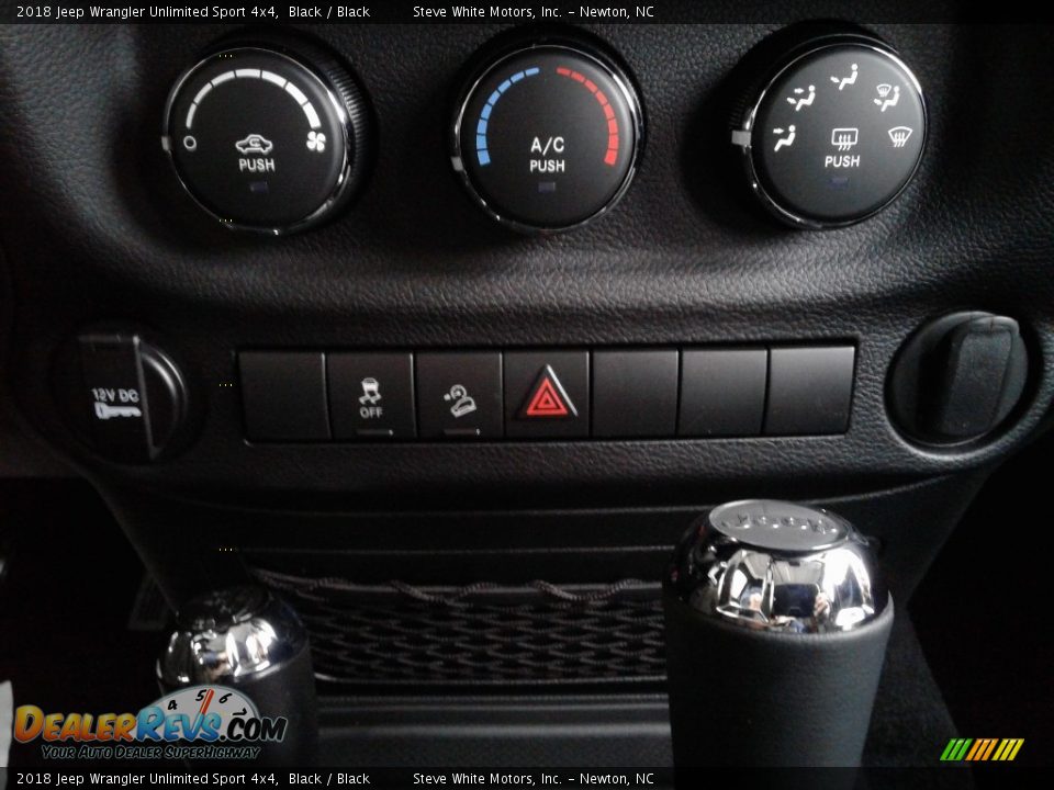2018 Jeep Wrangler Unlimited Sport 4x4 Black / Black Photo #22