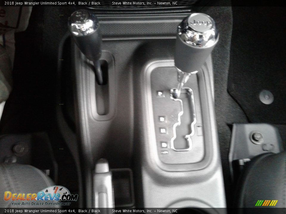 2018 Jeep Wrangler Unlimited Sport 4x4 Black / Black Photo #24