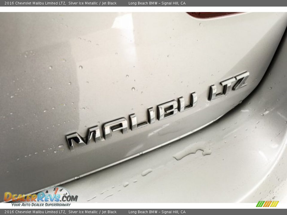 2016 Chevrolet Malibu Limited LTZ Silver Ice Metallic / Jet Black Photo #7