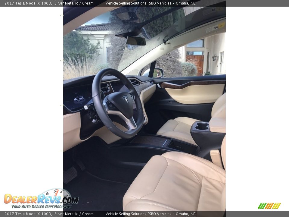 Front Seat of 2017 Tesla Model X 100D Photo #5