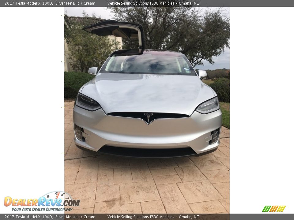 Silver Metallic 2017 Tesla Model X 100D Photo #10