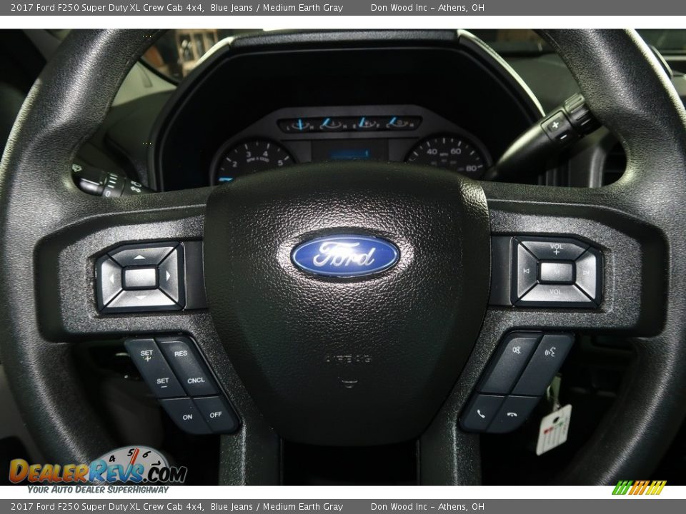 2017 Ford F250 Super Duty XL Crew Cab 4x4 Blue Jeans / Medium Earth Gray Photo #15