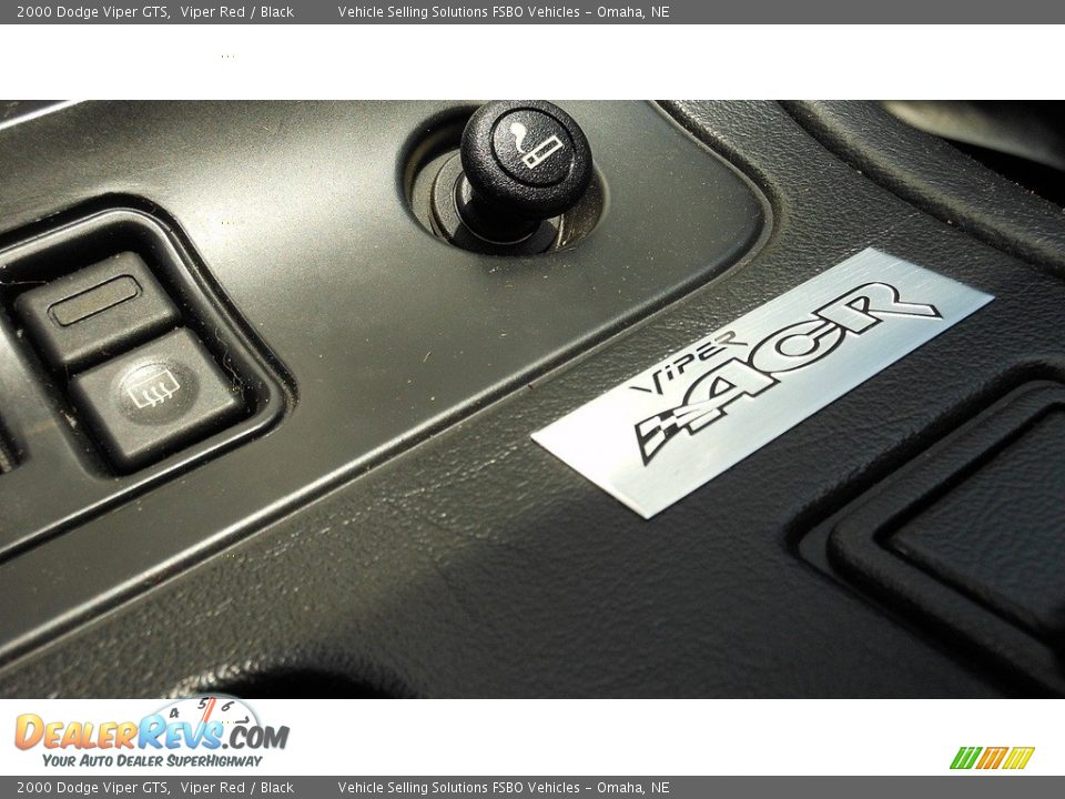 2000 Dodge Viper GTS Viper Red / Black Photo #5