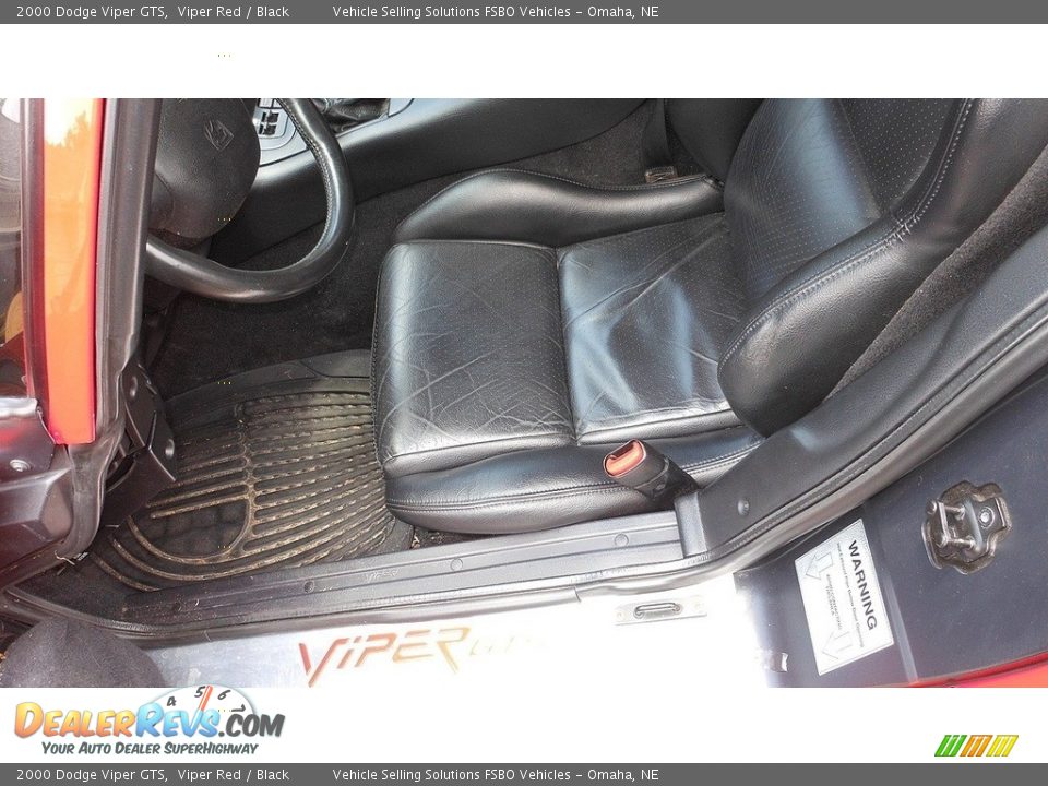 2000 Dodge Viper GTS Viper Red / Black Photo #7