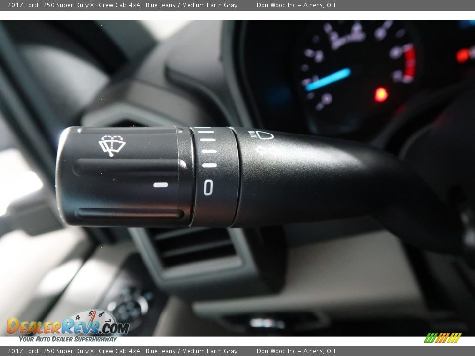 2017 Ford F250 Super Duty XL Crew Cab 4x4 Blue Jeans / Medium Earth Gray Photo #29