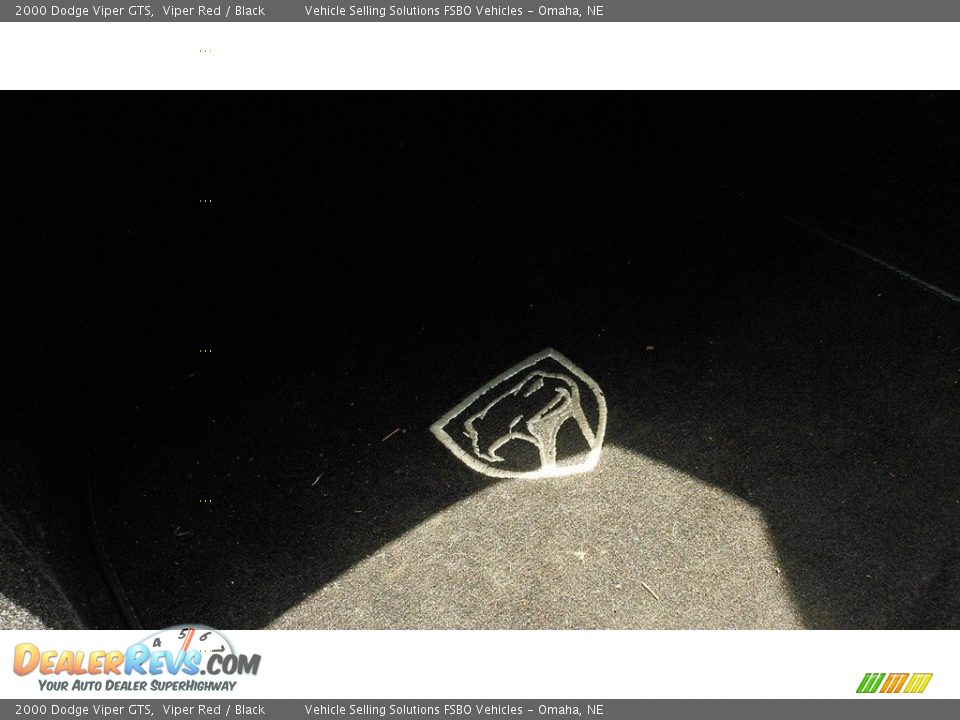 2000 Dodge Viper GTS Viper Red / Black Photo #9