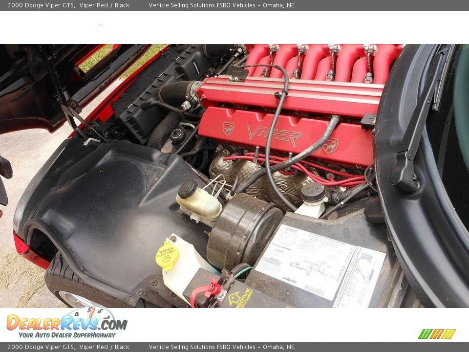 2000 Dodge Viper GTS 8.0 Liter OHV 20-Valve V10 Engine Photo #11