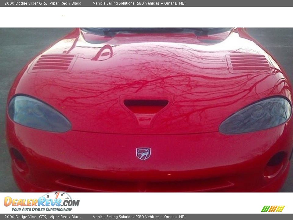 2000 Dodge Viper GTS Viper Red / Black Photo #19