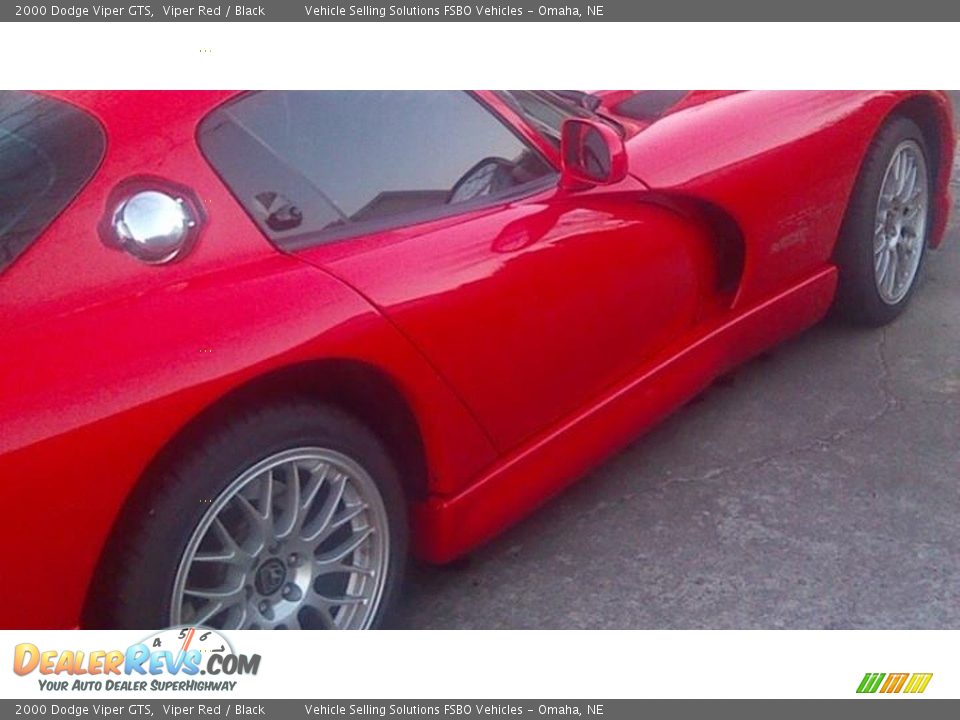 2000 Dodge Viper GTS Viper Red / Black Photo #22