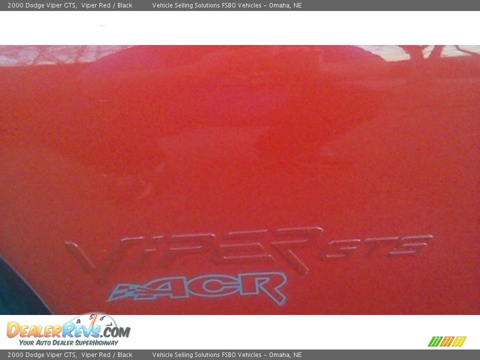 2000 Dodge Viper GTS Viper Red / Black Photo #27