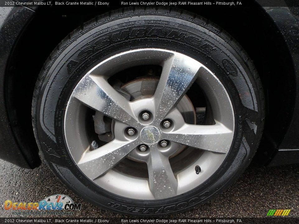 2012 Chevrolet Malibu LT Black Granite Metallic / Ebony Photo #9
