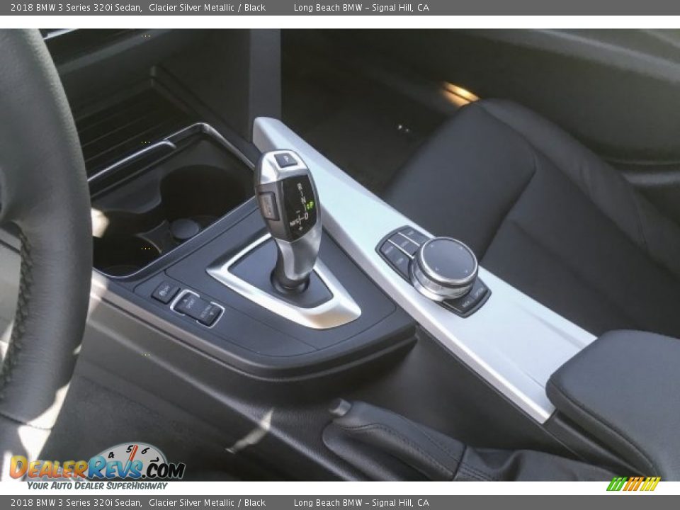 2018 BMW 3 Series 320i Sedan Glacier Silver Metallic / Black Photo #7
