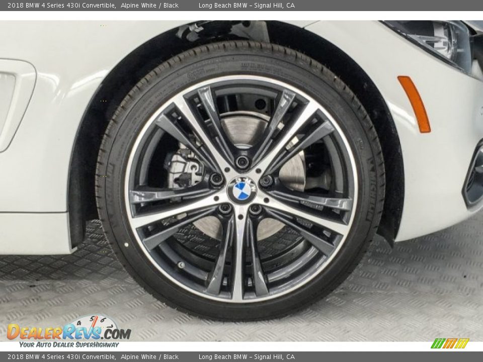 2018 BMW 4 Series 430i Convertible Alpine White / Black Photo #9