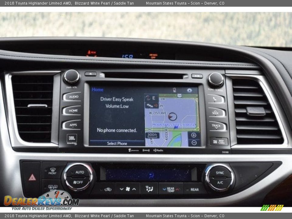 2018 Toyota Highlander Limited AWD Blizzard White Pearl / Saddle Tan Photo #10