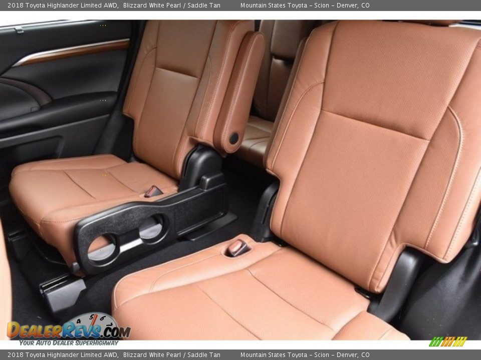 2018 Toyota Highlander Limited AWD Blizzard White Pearl / Saddle Tan Photo #16