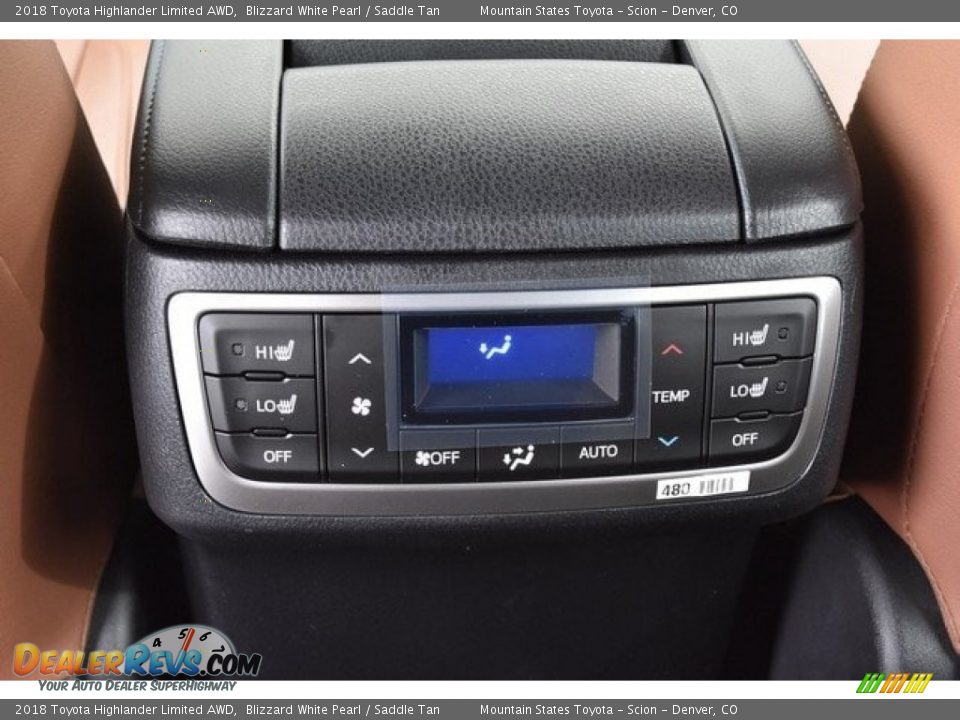 2018 Toyota Highlander Limited AWD Blizzard White Pearl / Saddle Tan Photo #17