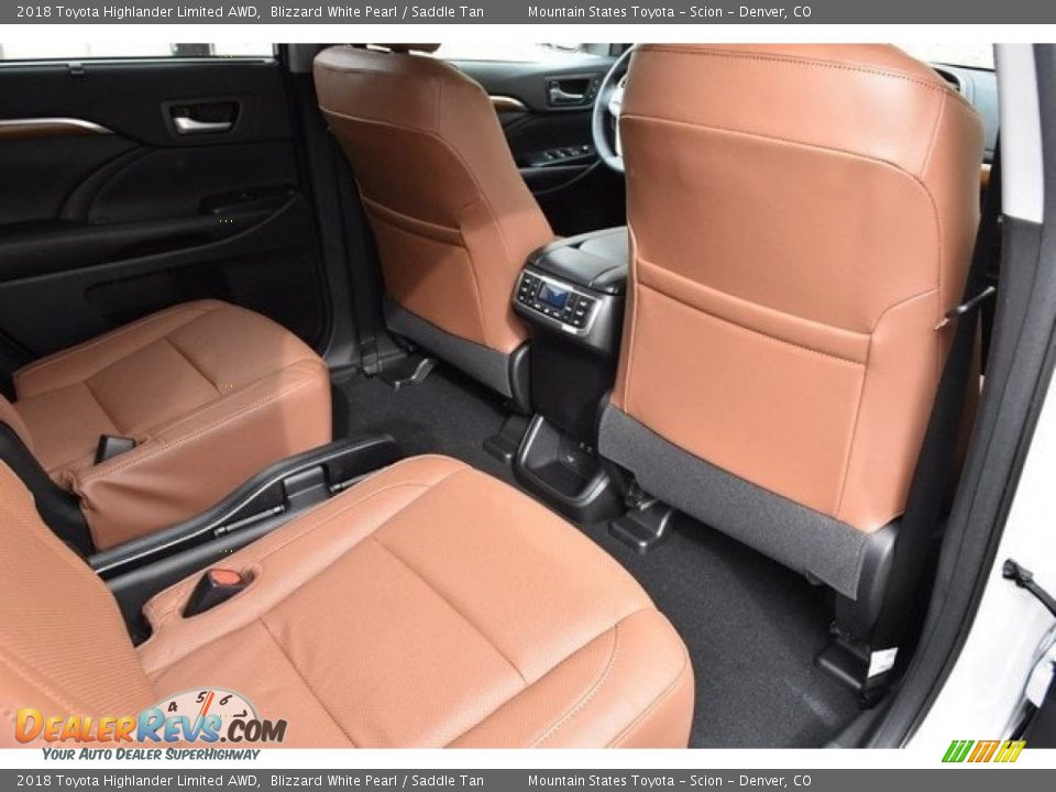 2018 Toyota Highlander Limited AWD Blizzard White Pearl / Saddle Tan Photo #18