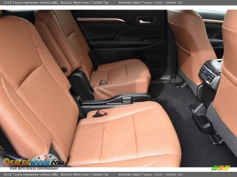 2018 Toyota Highlander Limited AWD Blizzard White Pearl / Saddle Tan Photo #19