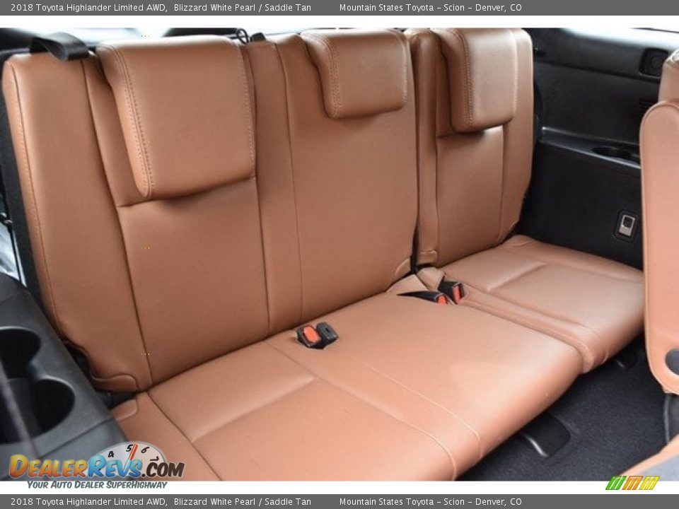 2018 Toyota Highlander Limited AWD Blizzard White Pearl / Saddle Tan Photo #21