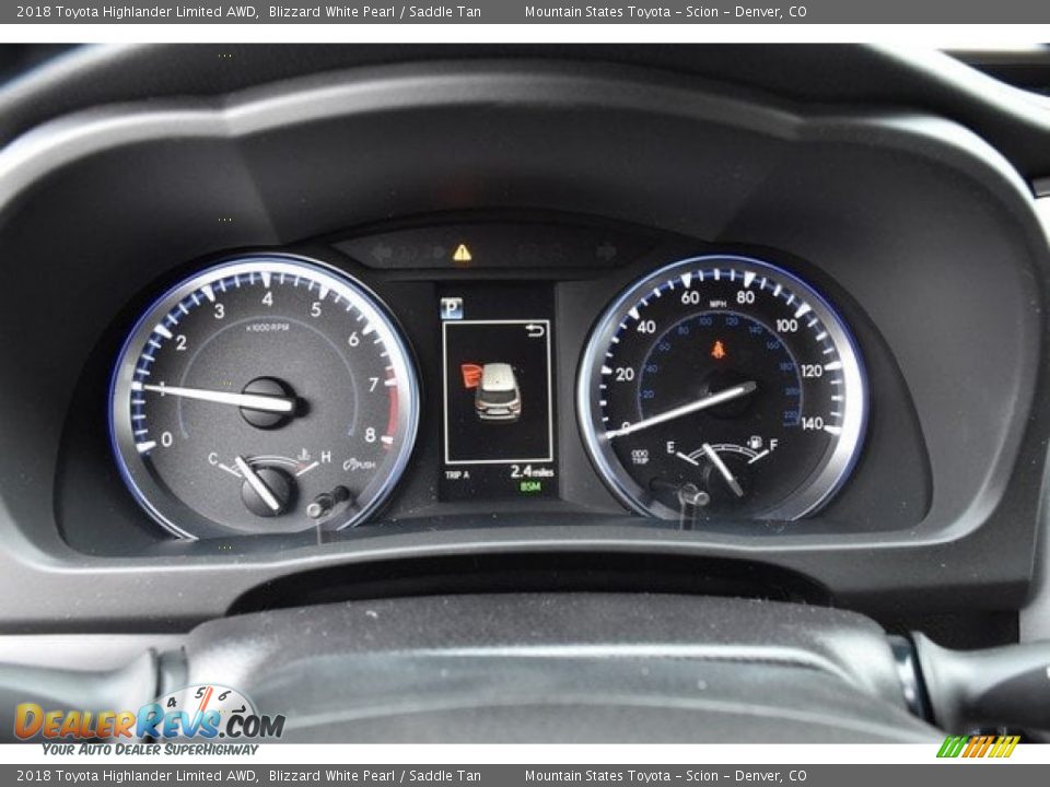 2018 Toyota Highlander Limited AWD Blizzard White Pearl / Saddle Tan Photo #32