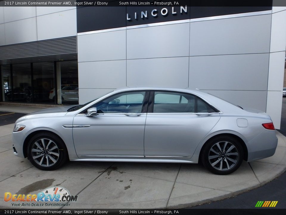 2017 Lincoln Continental Premier AWD Ingot Silver / Ebony Photo #2