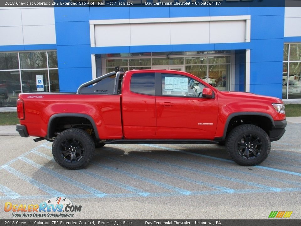 Red Hot 2018 Chevrolet Colorado ZR2 Extended Cab 4x4 Photo #2
