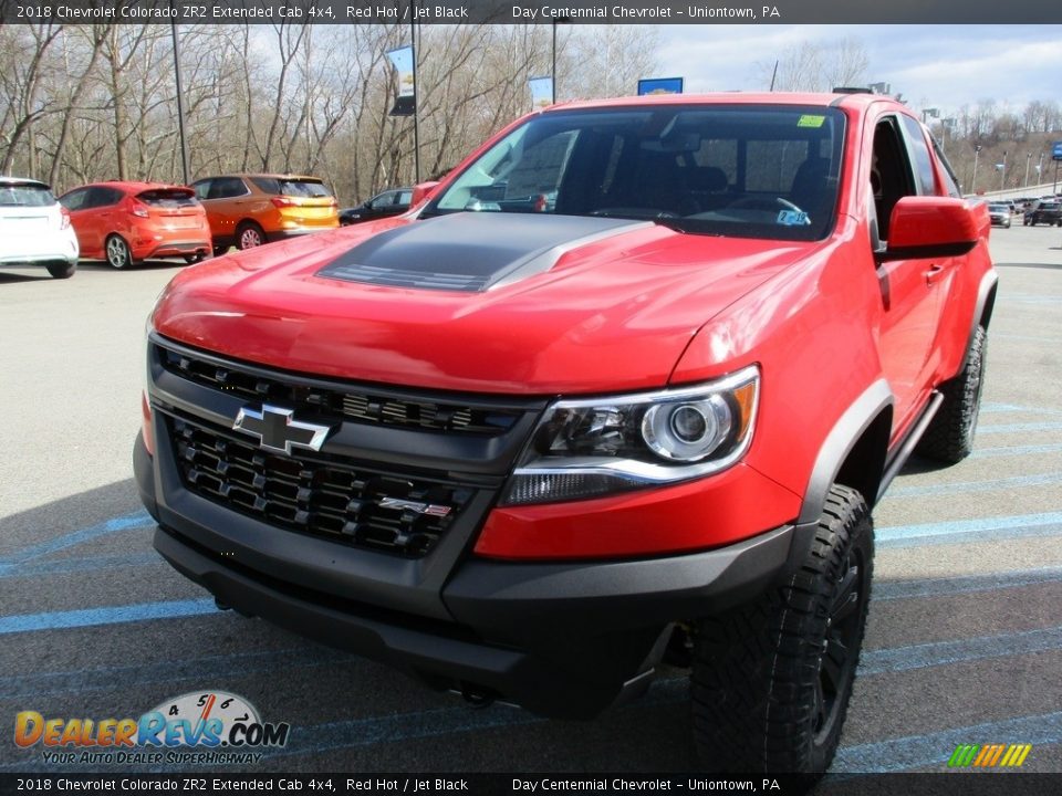 2018 Chevrolet Colorado ZR2 Extended Cab 4x4 Red Hot / Jet Black Photo #8