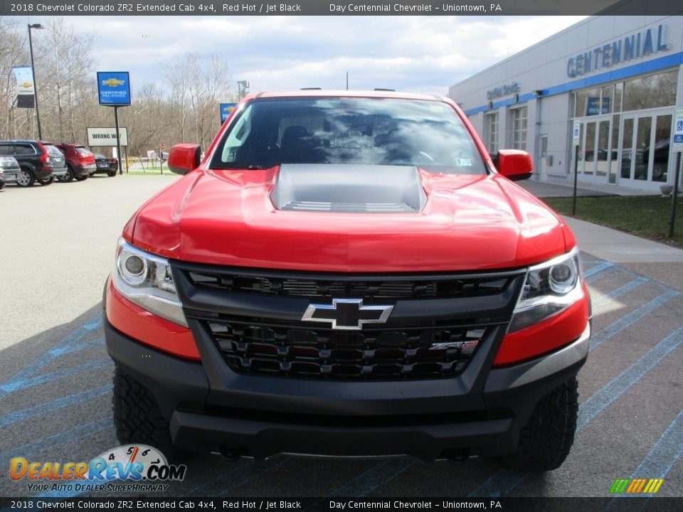 2018 Chevrolet Colorado ZR2 Extended Cab 4x4 Red Hot / Jet Black Photo #9