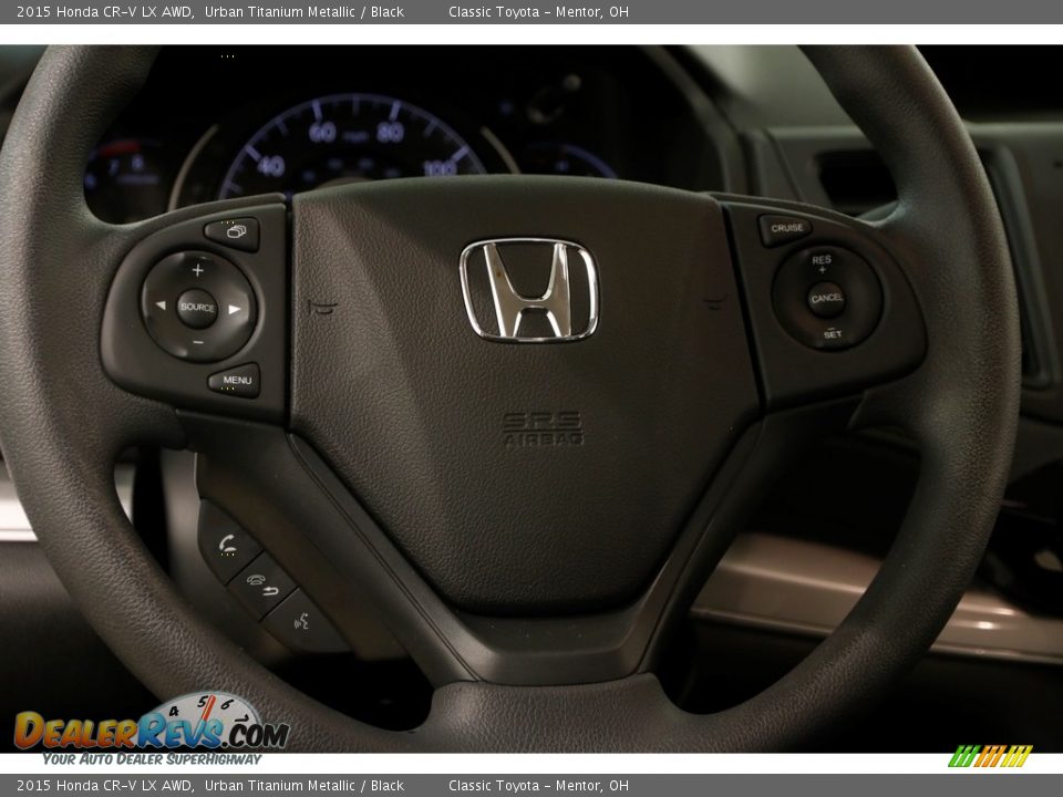 2015 Honda CR-V LX AWD Urban Titanium Metallic / Black Photo #6