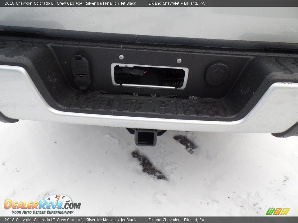 2018 Chevrolet Colorado LT Crew Cab 4x4 Silver Ice Metallic / Jet Black Photo #11