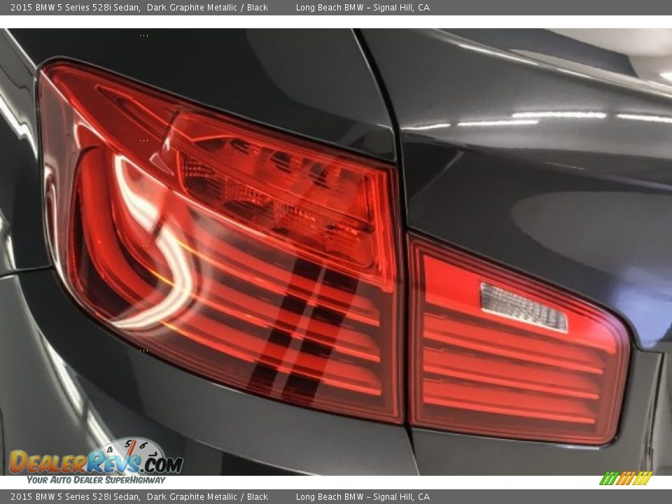 2015 BMW 5 Series 528i Sedan Dark Graphite Metallic / Black Photo #30