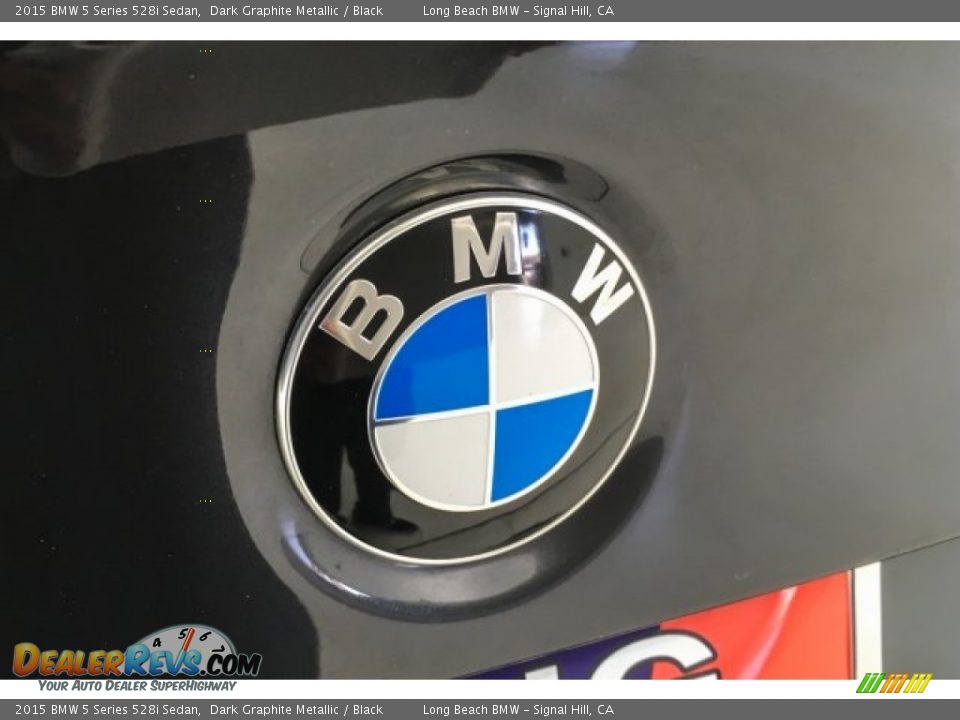 2015 BMW 5 Series 528i Sedan Dark Graphite Metallic / Black Photo #31