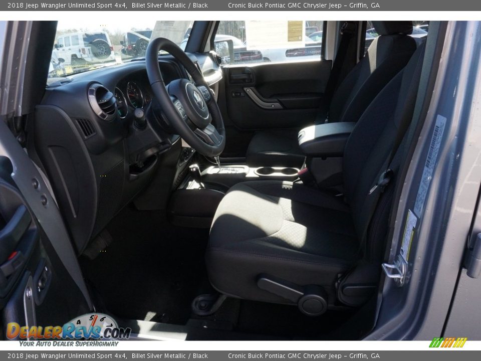 2018 Jeep Wrangler Unlimited Sport 4x4 Billet Silver Metallic / Black Photo #5