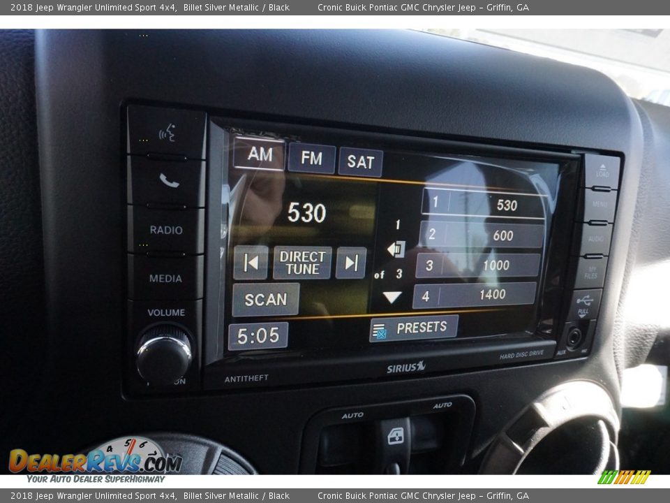 2018 Jeep Wrangler Unlimited Sport 4x4 Billet Silver Metallic / Black Photo #7