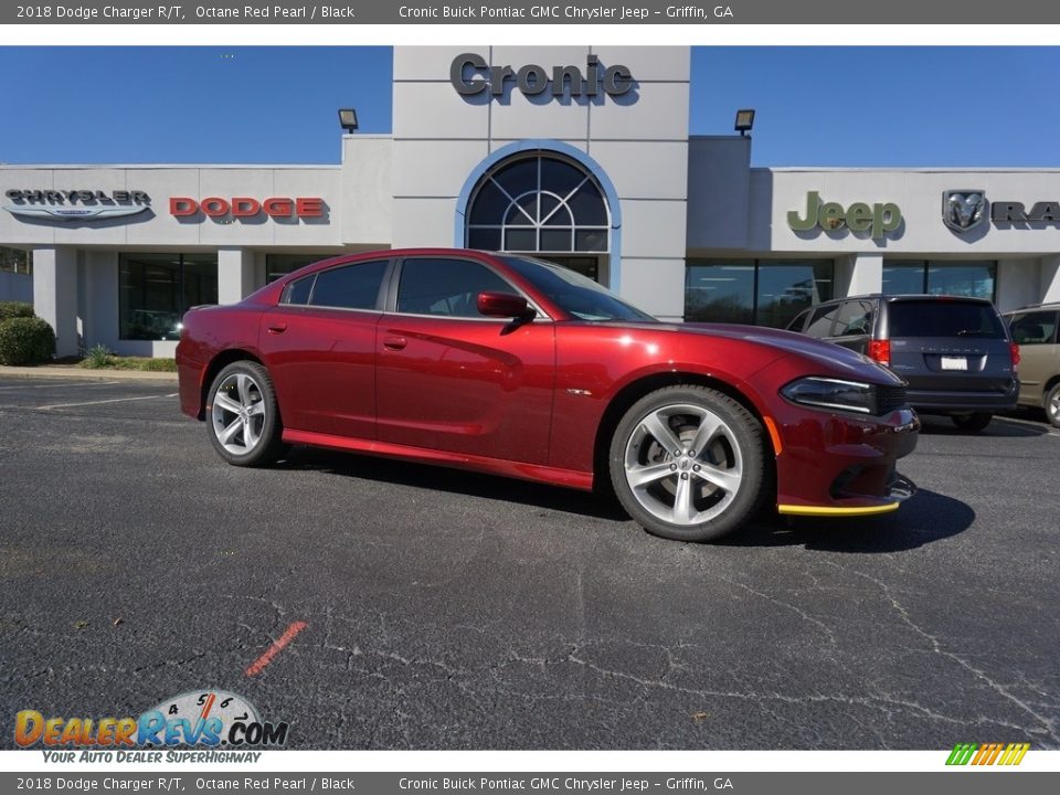 2018 Dodge Charger R/T Octane Red Pearl / Black Photo #1