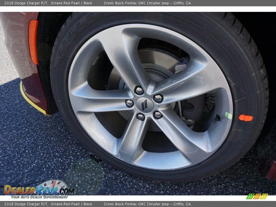 2018 Dodge Charger R/T Octane Red Pearl / Black Photo #7