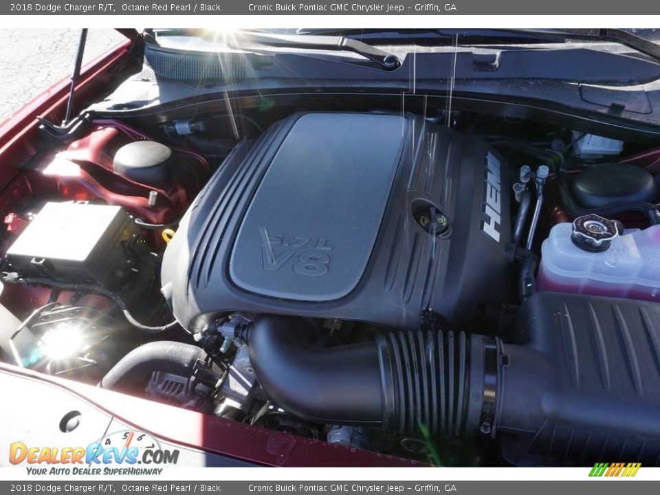 2018 Dodge Charger R/T Octane Red Pearl / Black Photo #8