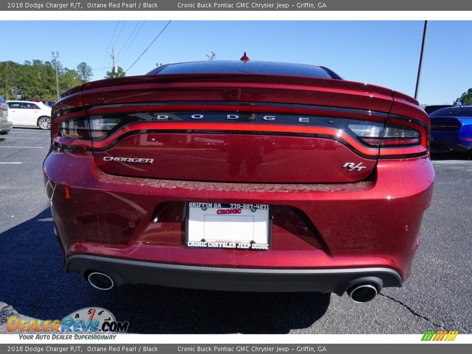 2018 Dodge Charger R/T Octane Red Pearl / Black Photo #12