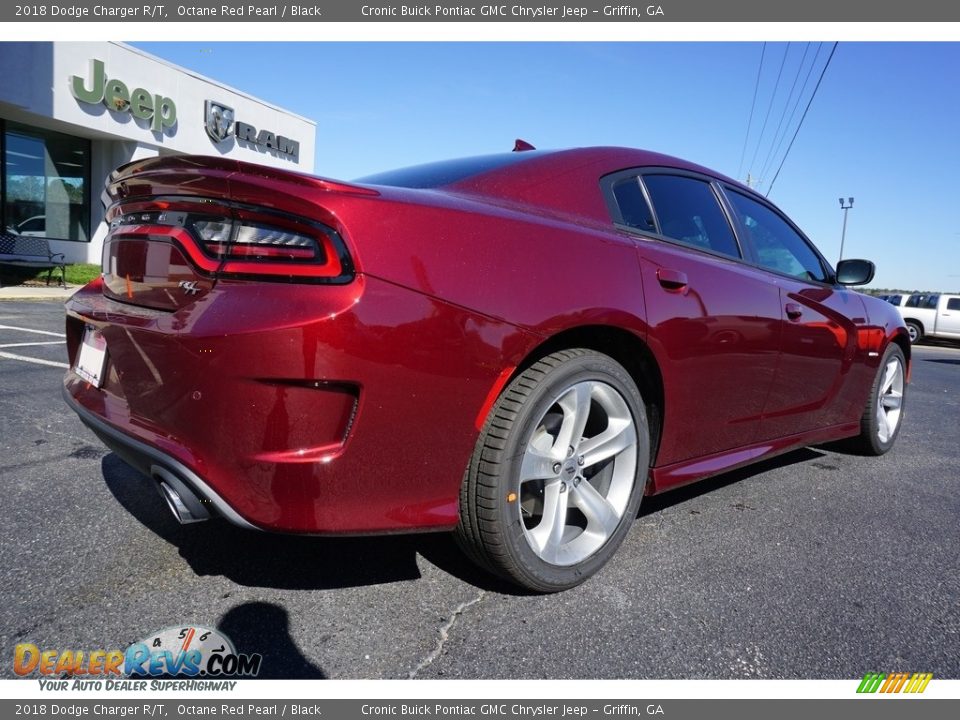 2018 Dodge Charger R/T Octane Red Pearl / Black Photo #13