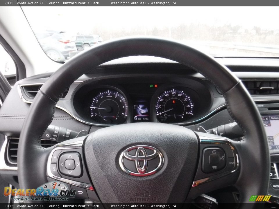 2015 Toyota Avalon XLE Touring Blizzard Pearl / Black Photo #21