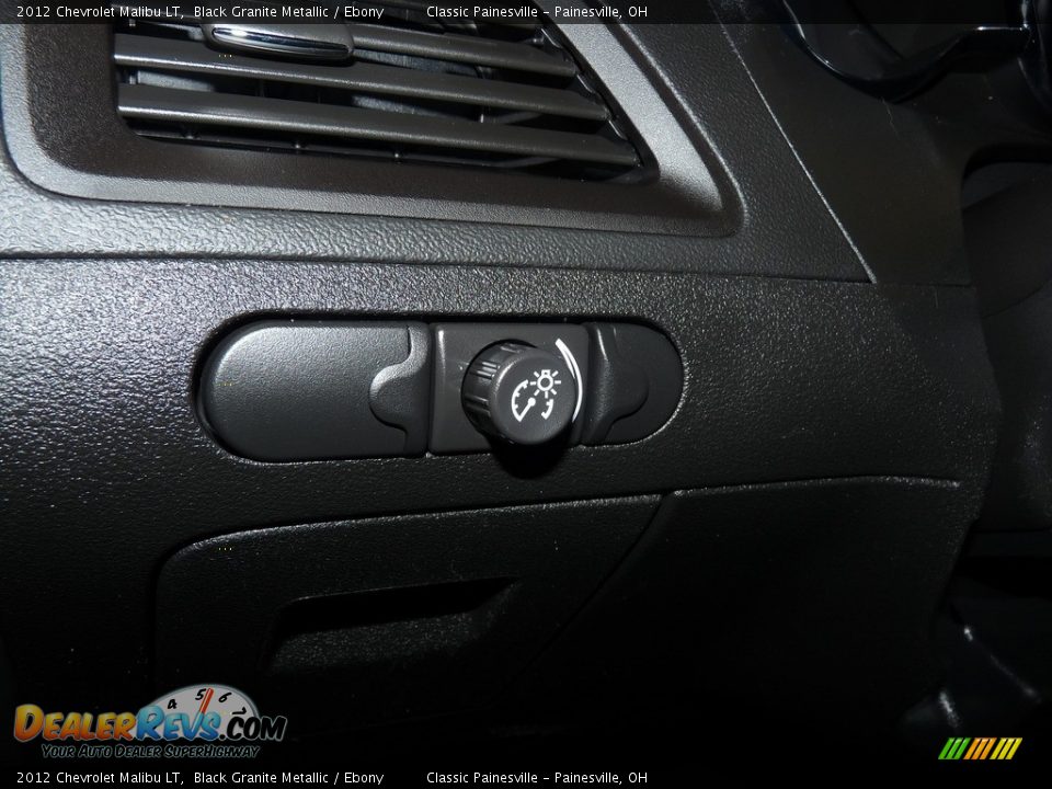 2012 Chevrolet Malibu LT Black Granite Metallic / Ebony Photo #11